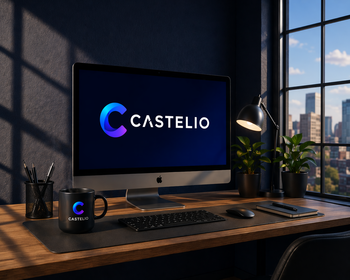 Interface Castelio Networks sur un ordinateur de bureau